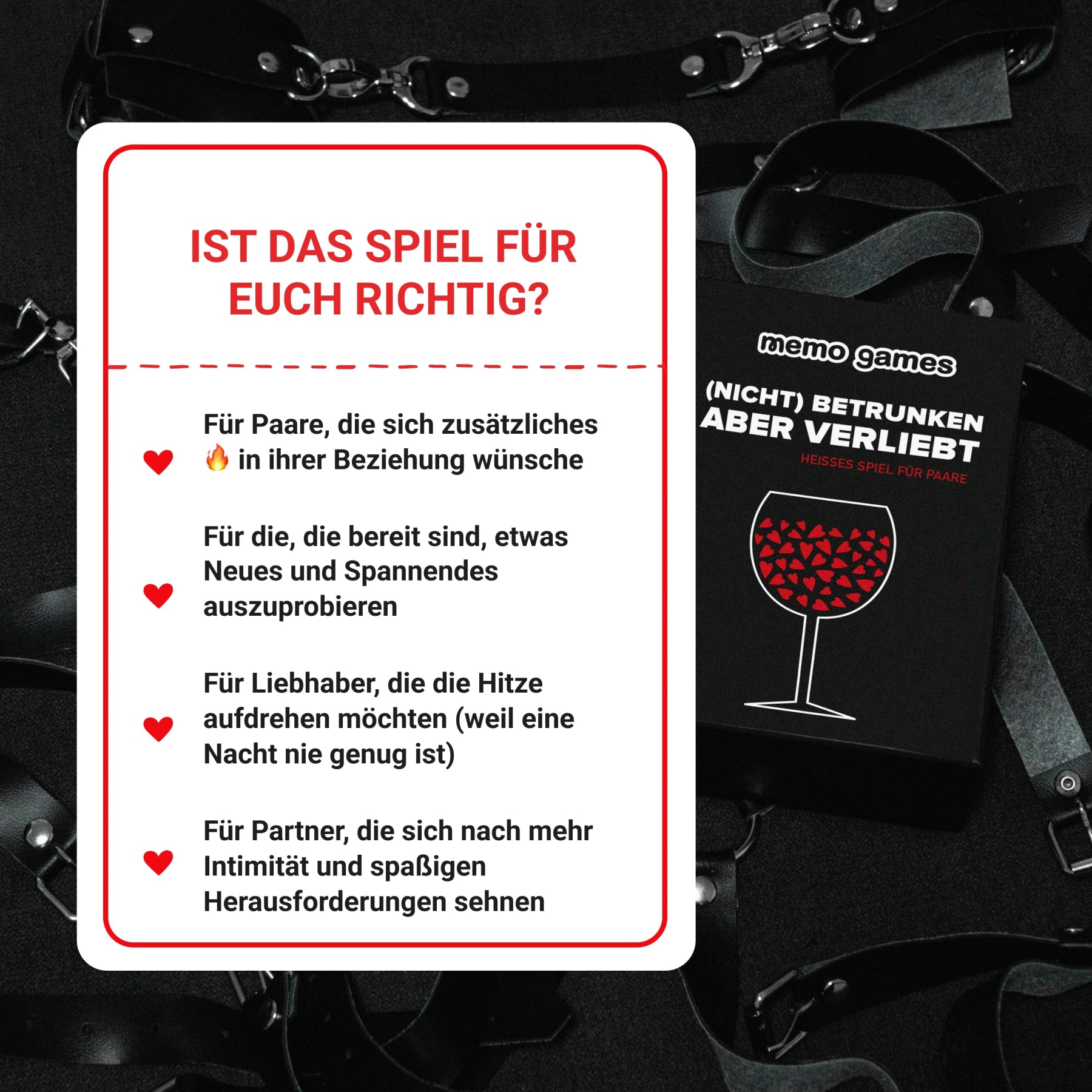 (NICHT) BETRUNKEN, ABER VERLIEBT - Memo Games DE