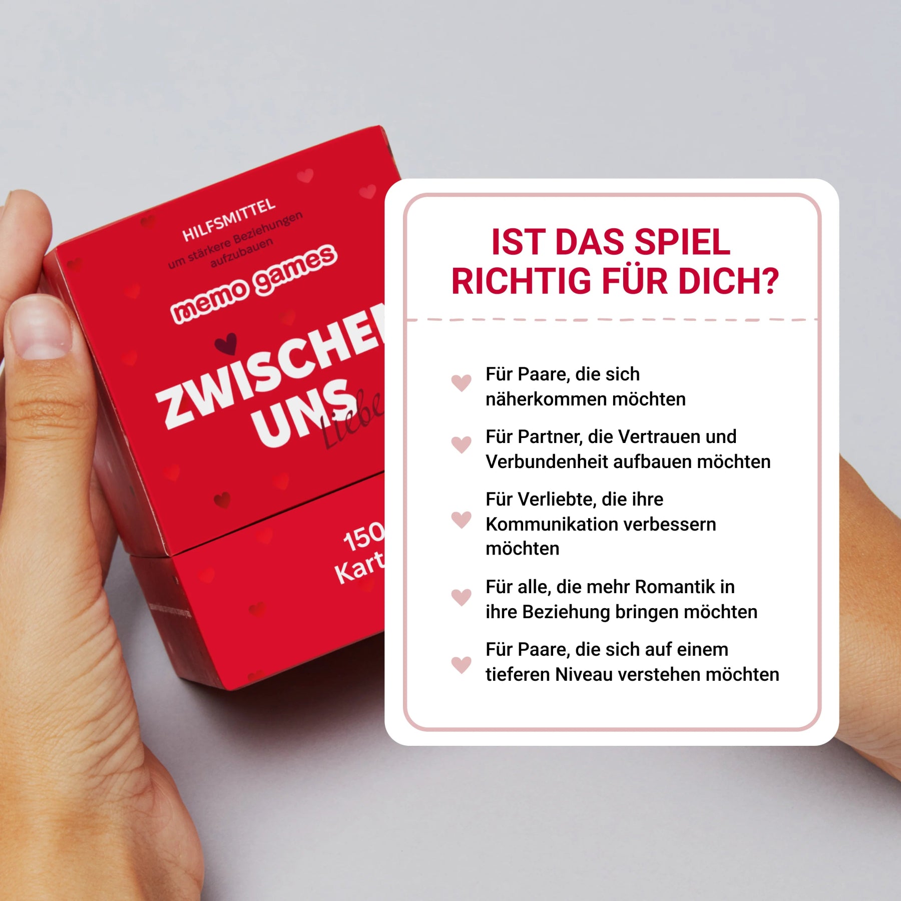 ZWISCHEN UNS: Liebe - Memo Games DE